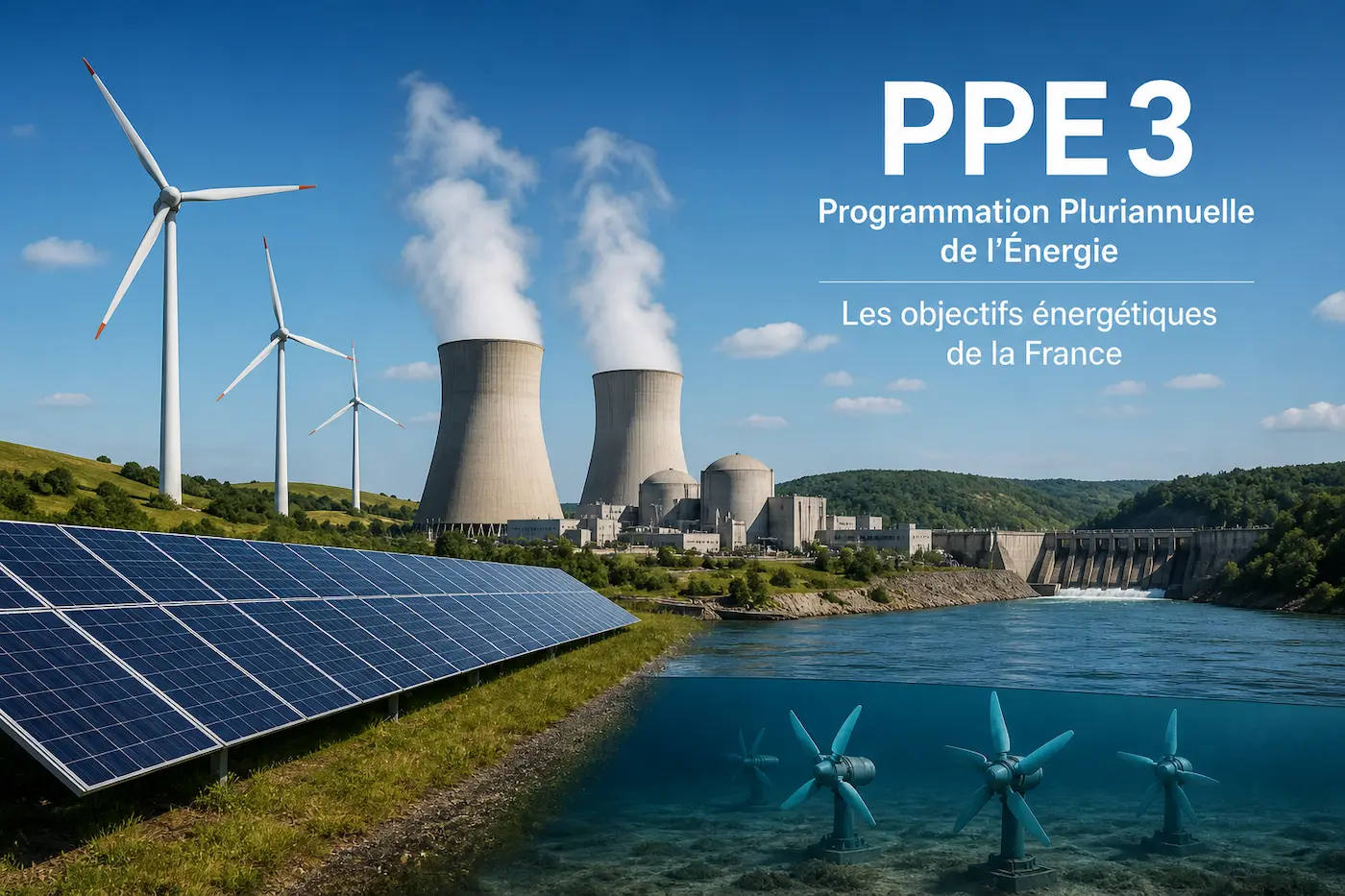 Objectifs France Programmation Pluriannuelle de l'Énergie PPE3 solaire