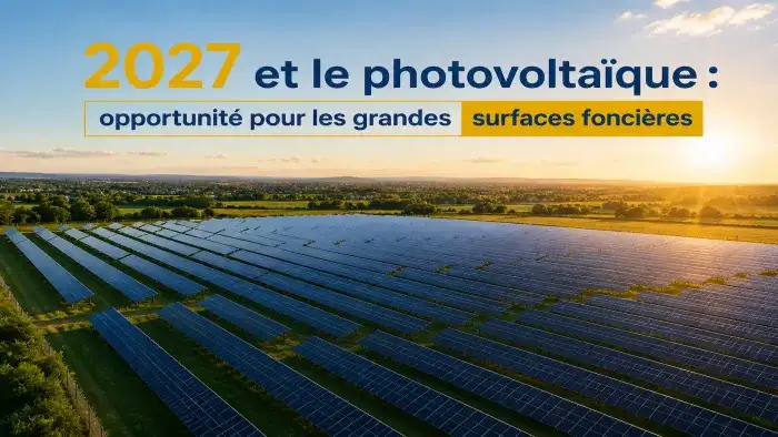 Photovoltaïque 2027 : opportunités pour les grandes surfaces foncières