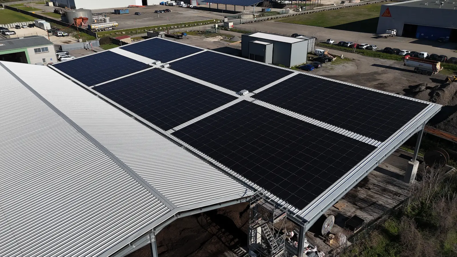 Centrale photovoltaïque Alliance 2 en autoconsommation collective à Les Salles-du-Gardon