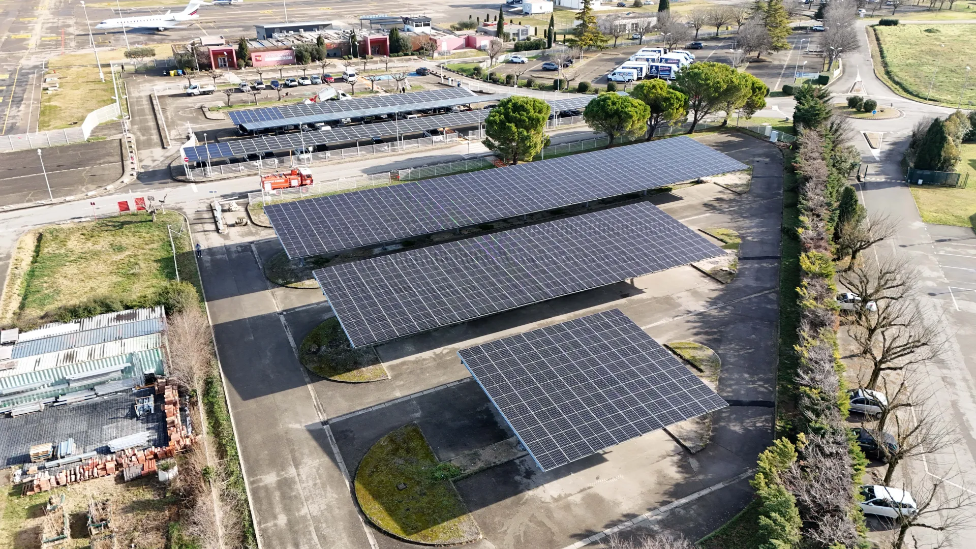 Voir la fiche projet Parking CCI Aéroport Avignon - Phénix Solar