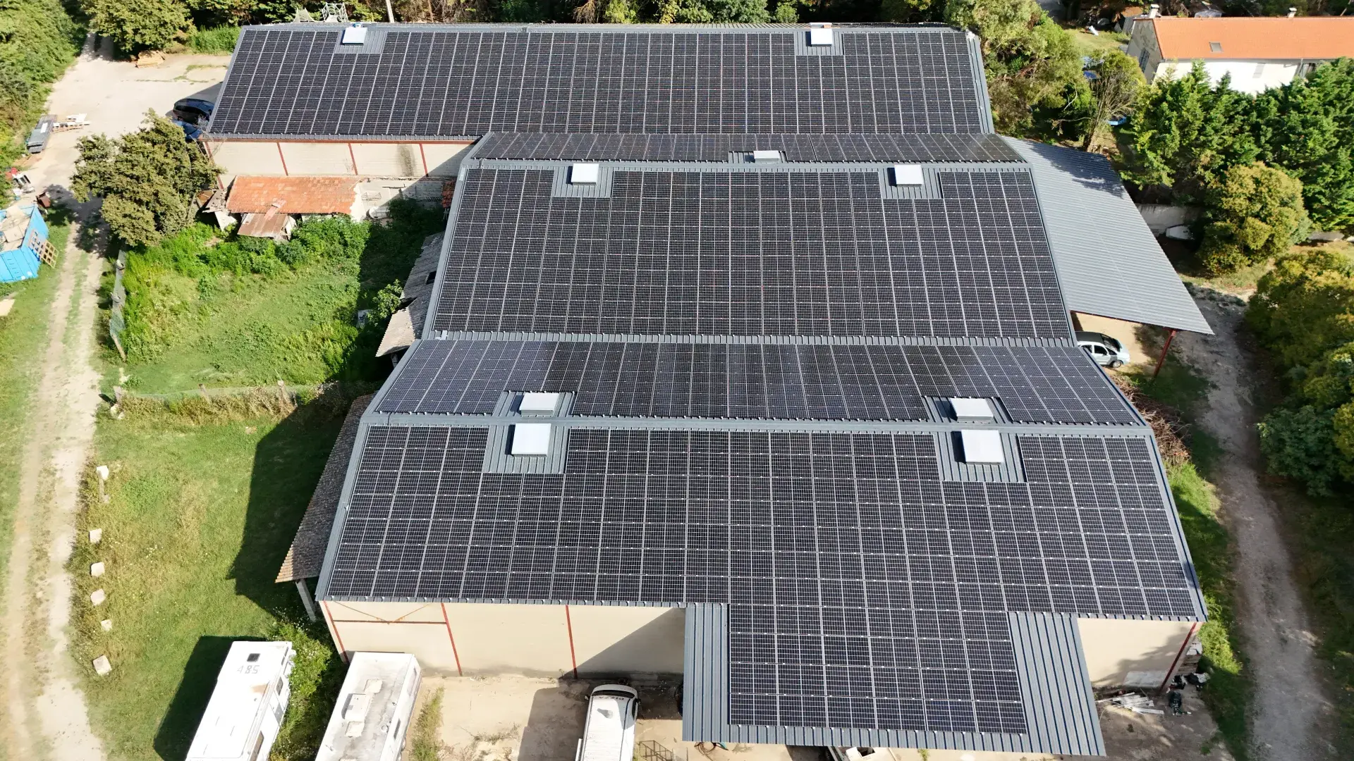 Voir la fiche projet Toiture Solaire Marsane - Fourques, Gard